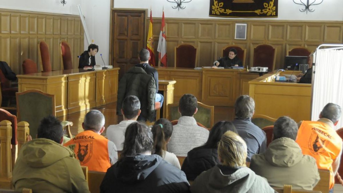 Un momento del juicio celebrado el pasado 5 de febrero.-MARIO TEJEDOR