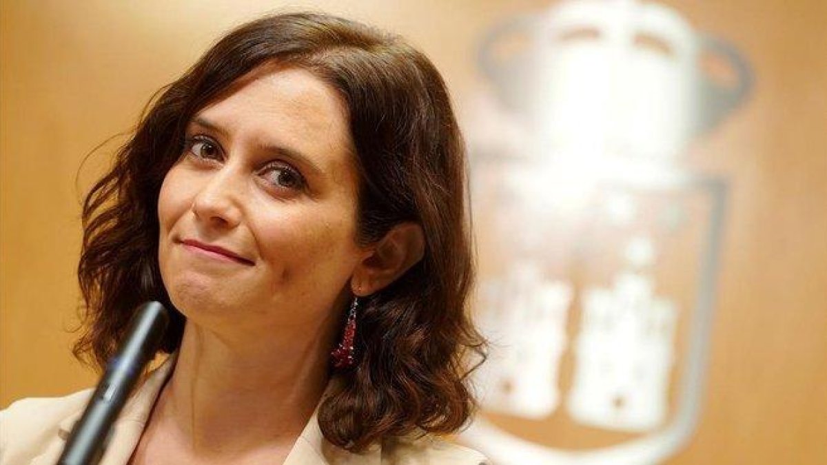 La nueva presidenta de la Comunidad de Madrid, Isabel Díaz Ayuso-JOSÉ LUIS ROCA