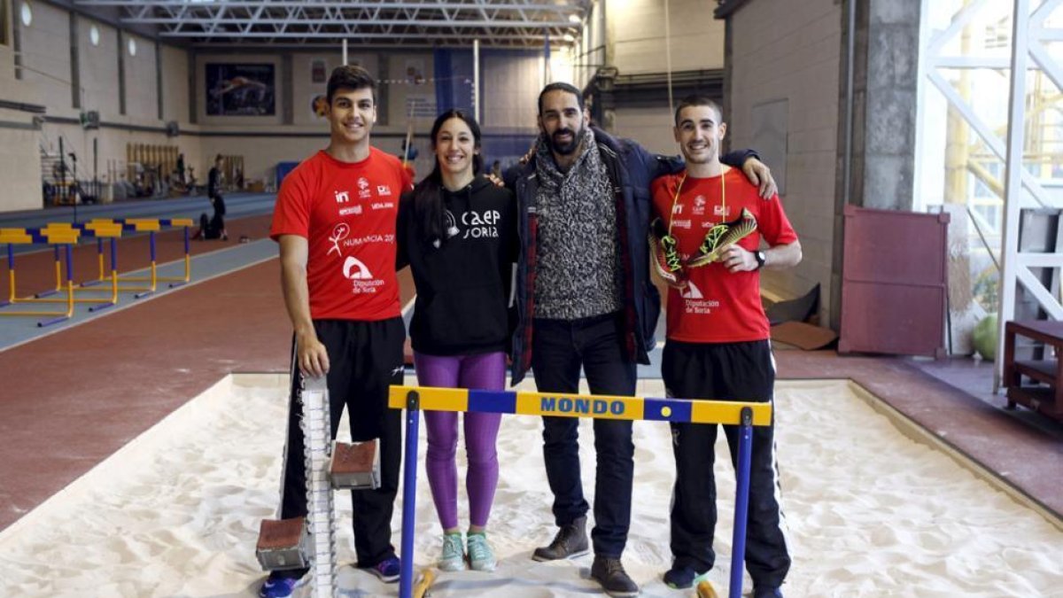 La selección española de combinadas, con cuatro sorianos, se concentraba la pasada semana en Lisboa.-Luis Ángel Tejedor
