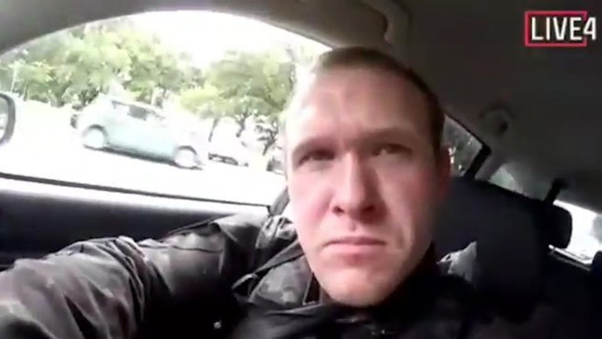 Brenton Tarrant, asesino racista de Nueva Zelanda.-SHOOTER'S VIDEO