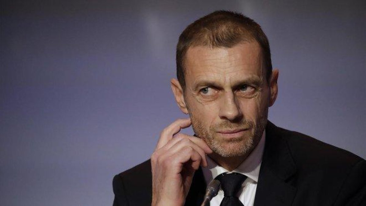 Aleksander Ceferin, presidente de la UEFA.-ALESSSANDRA TARANTINO (AP)