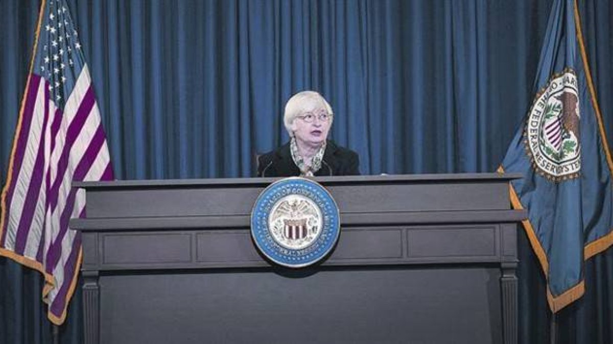 Janet Yellen, presidenta de la Reserva Federal de EEUU, en una imagen del pasado mes de marzo.-AFP PHOTO / BRENDAN SMIALOWSKI