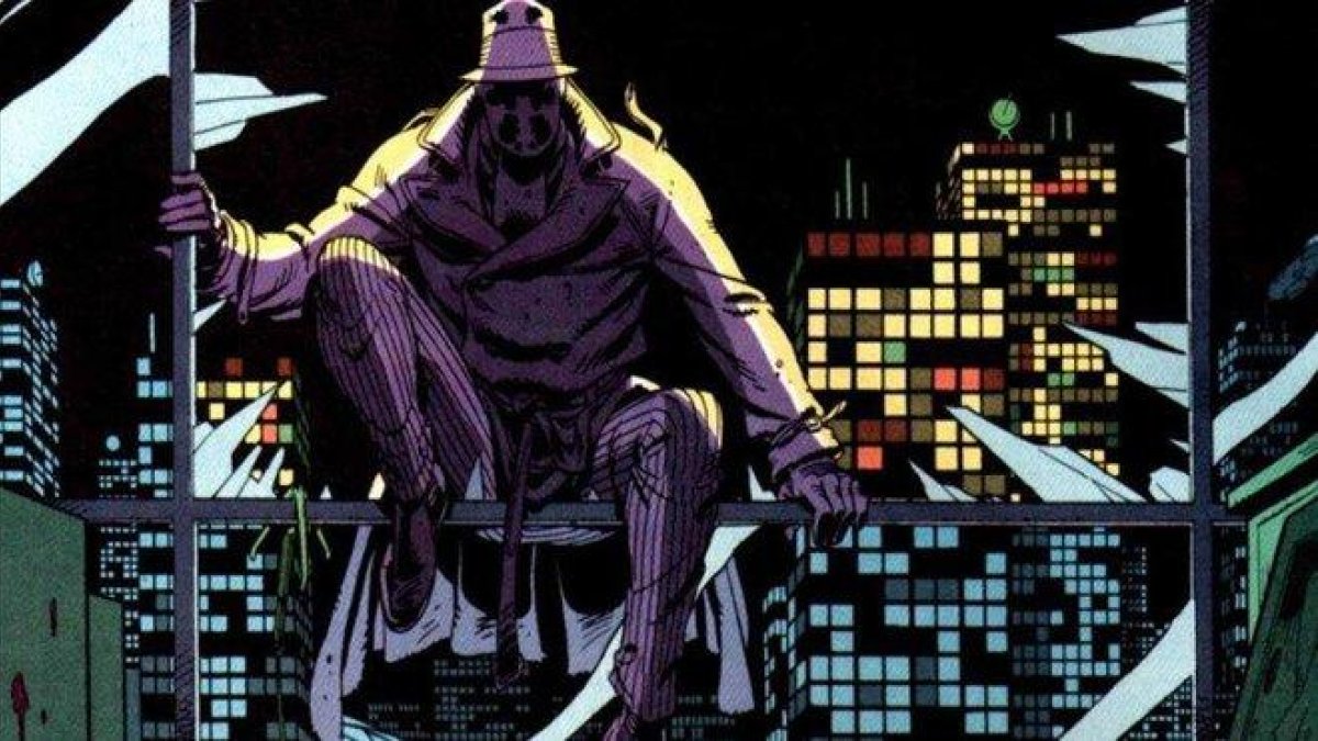 Una viñeta de ’Watchmen’, dibujada por Dave Gibbons-