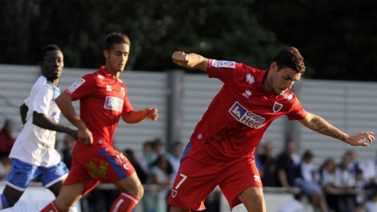 El Numancia B no jugó un buen partido en Salamanca.-Diego Mayor