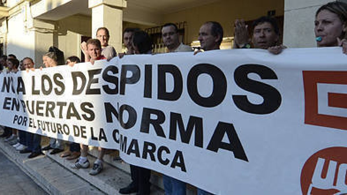 Concentración del pasado martes en San Leonardo. / A. M.-