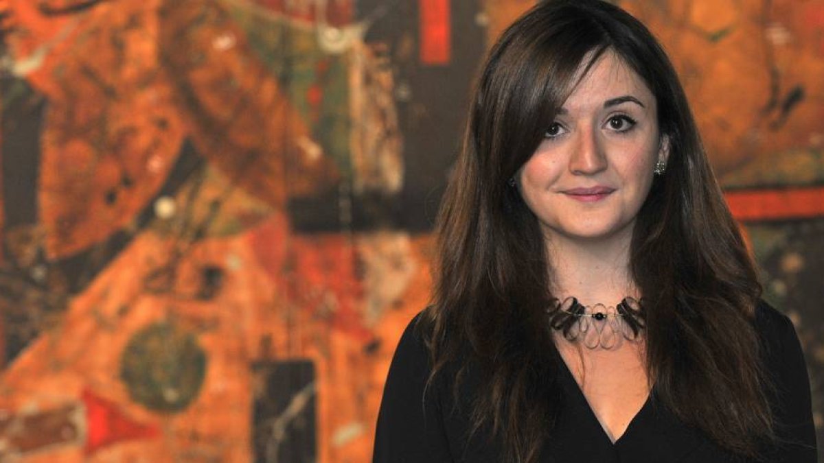 La galerista soriana en internet Laura Jiménez.-VALENTÍN GUISANDE