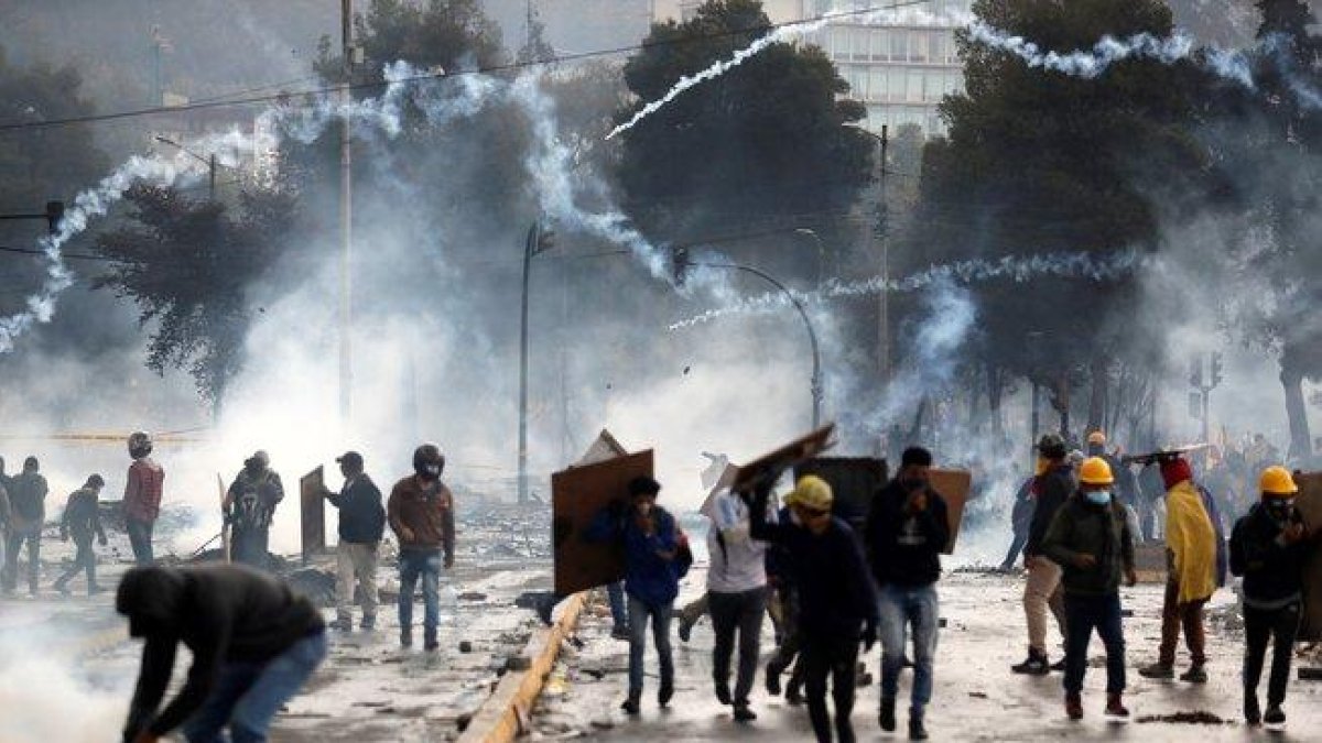 La tranquilidad volvió a Quito tras once días de violentas protestas.-EFE