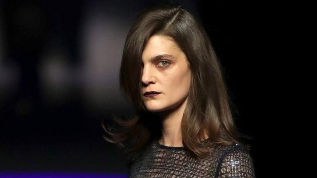 Marina Pérez, en el desfile de Esther Noriega, el pasado lunes.-EFE / J J Guillen