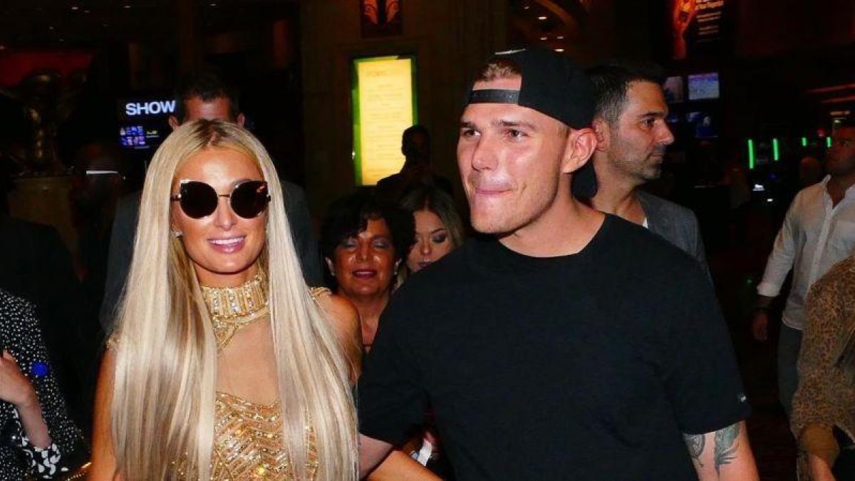 Paris Hilton y Chris Zulka en Las Vegas.-EL PERIÓDICO