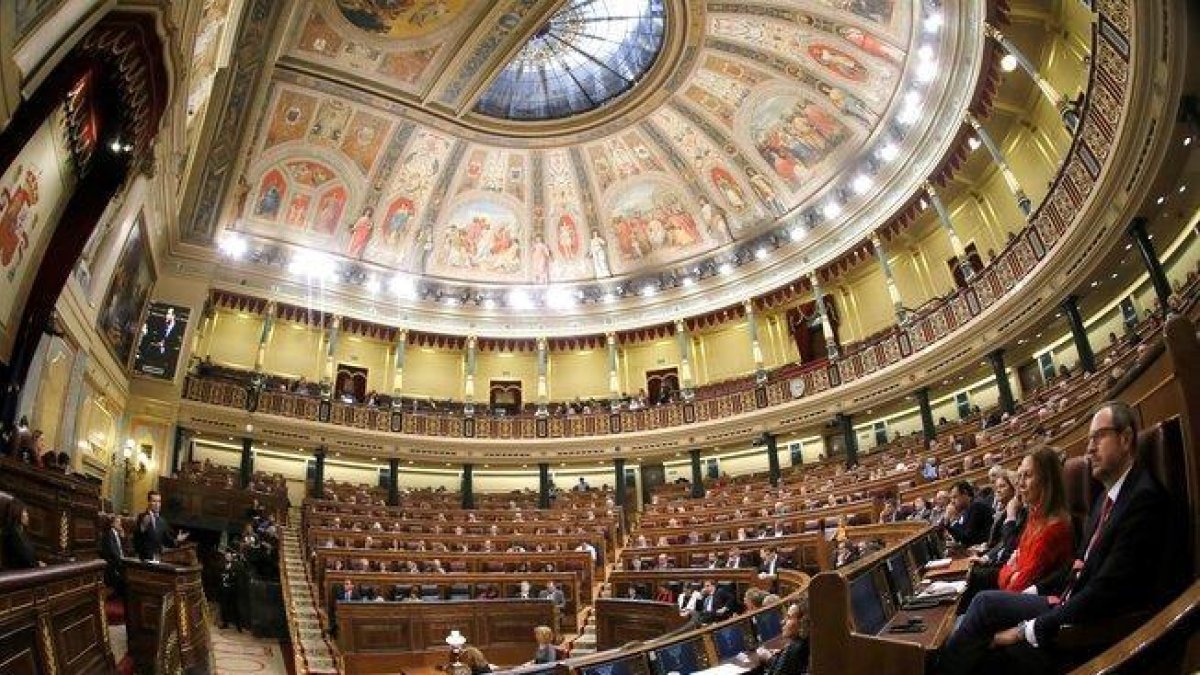 Hemiciclo del Congreso de los Diputados.-EFE
