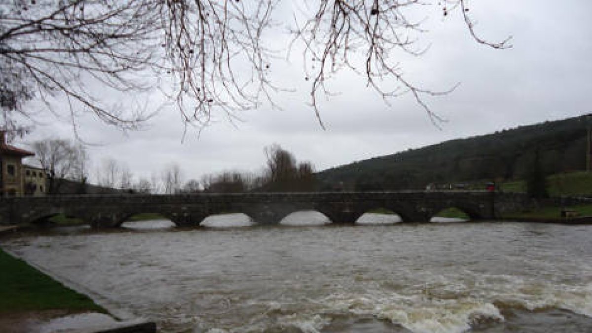 Imagen de Salduero esta tarde. / TWITTER @Salduero_Soria-