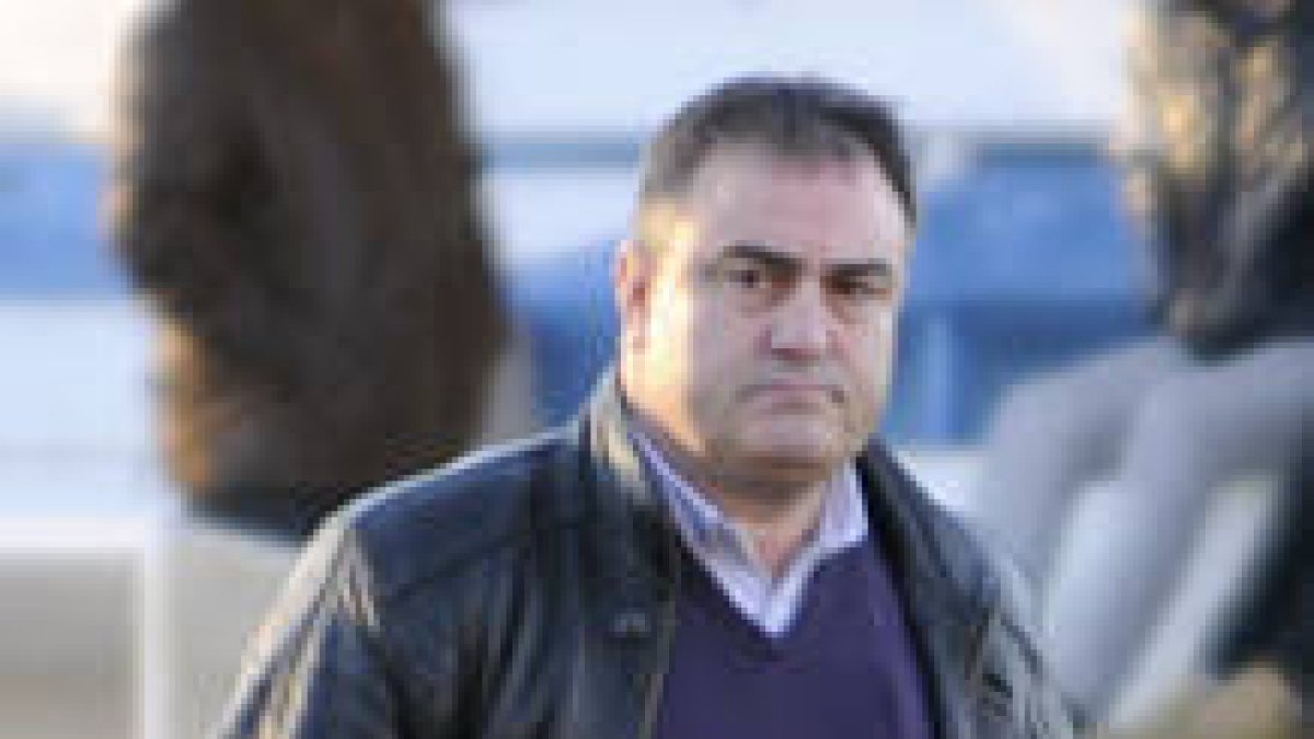 Luis de Miguel en el encuentro del domingo ante el Numancia B. / U. Sierra-