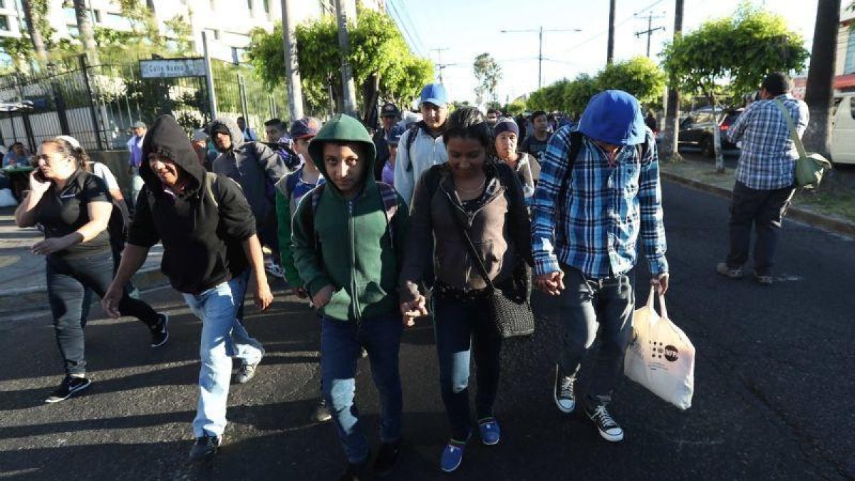 Esta caravana es la primera que sale en 2019.-EFE