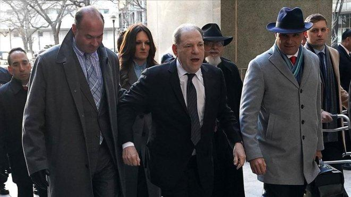 Harvey Weinstein acude al juzgado, este miércoles.-AFP / TIMOTHY A. CLARY