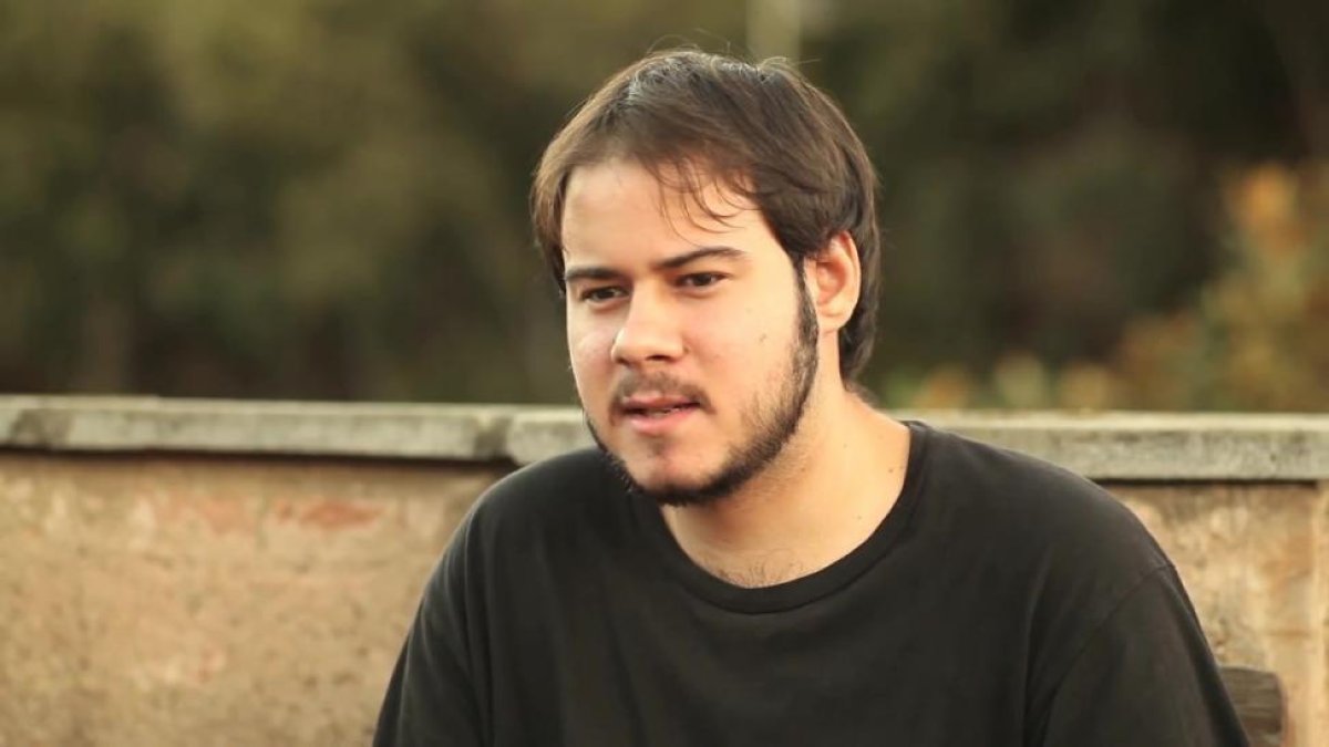 El rapero leridano Pablo Hasél.-