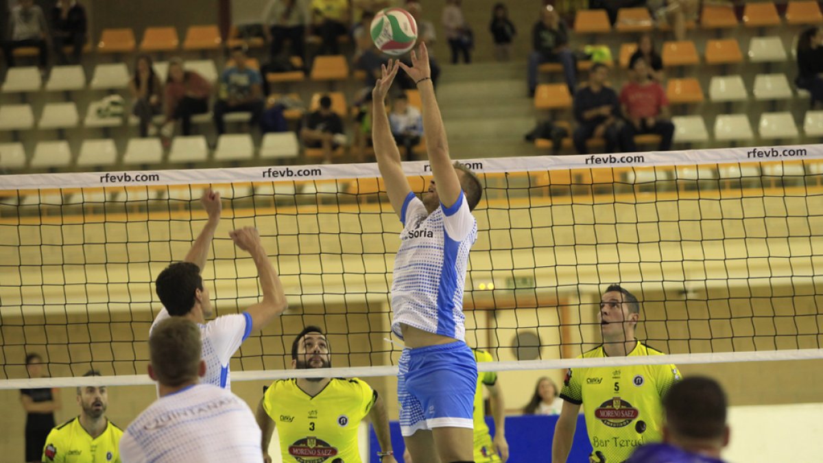 Imagen de un partido del Sporting CVSoria esta temporada. MARIO TEJEDOR