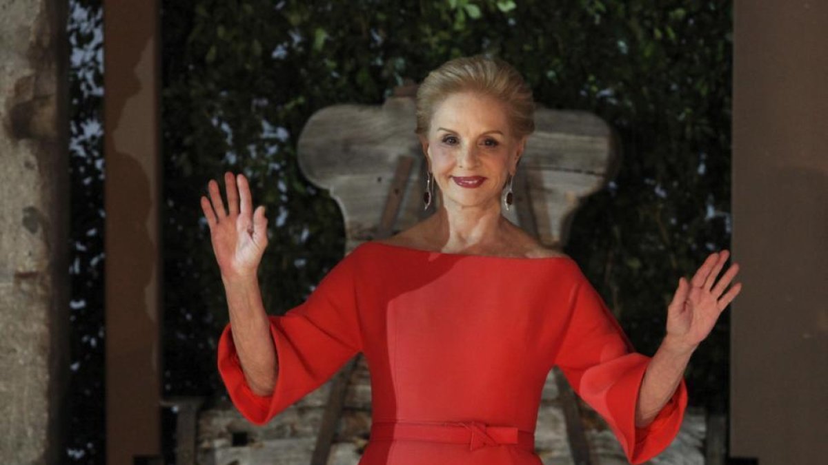 La diseñadora de origen venezolano Carolina Herrera, en una imagen del 2014.-AP