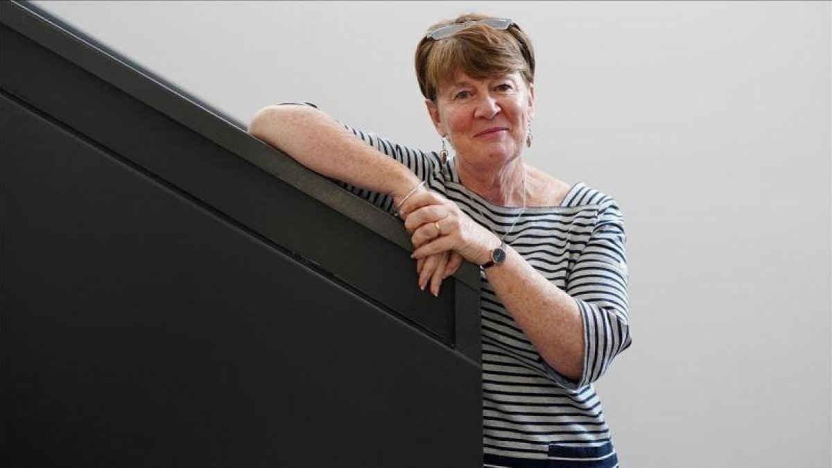 La británica Fiona Burton, autora de La madre, el pasado miércoles en Madrid.-JOSÉ LUIS ROCA