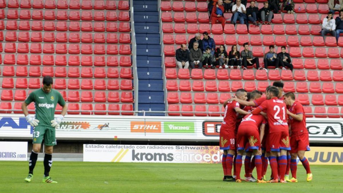 El Numancia busca ante el Zaragoza la segunda victoria de la temporada.-Diego Mayor
