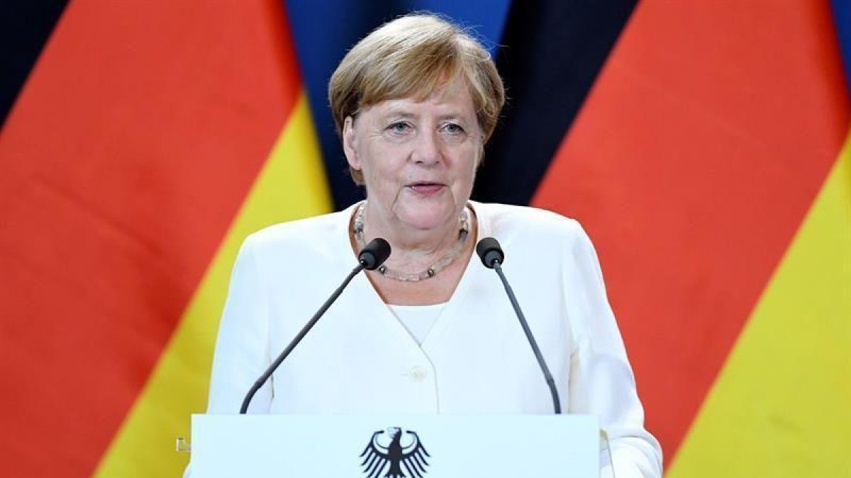 La cancillera alemana Angela Merkel.-EFE