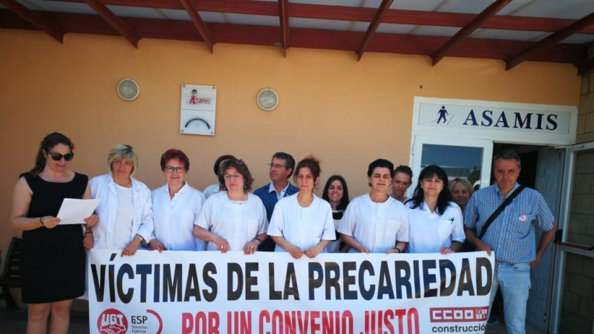 Una de las concentraciones celebradas en Soria.-HDS