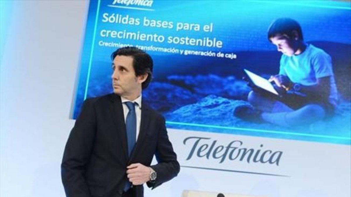 El presidente de Telefónica, José María Álvarez-Pallete.-EFE / FERNANDO VILLAR