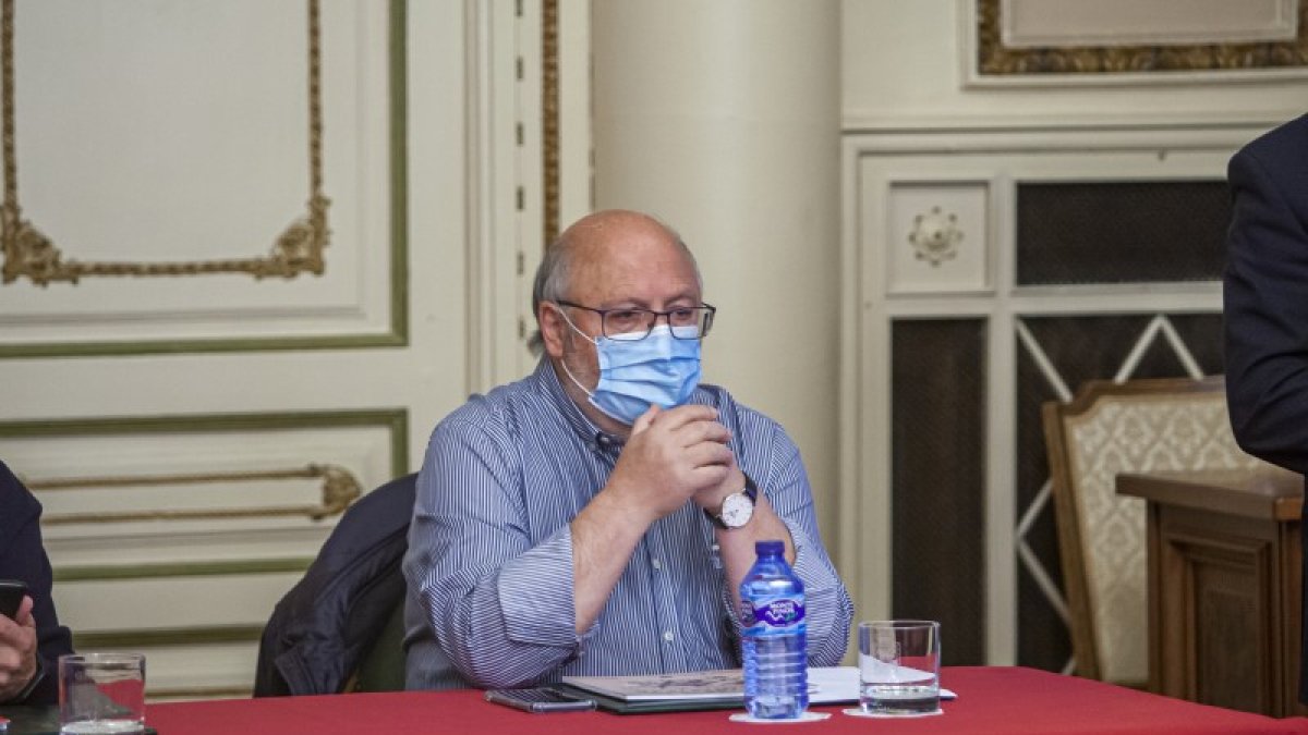 Amancio Martínez, en una imagen de archivo en Diputación. MARIO TEJEDOR