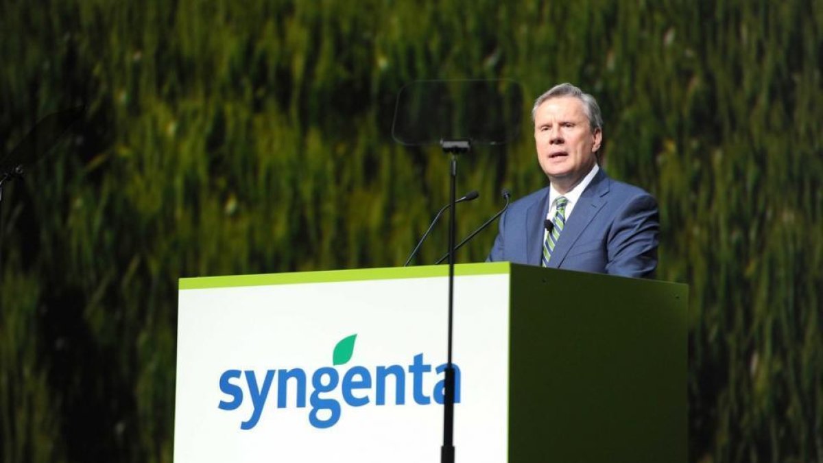 El consejero delegado de Syngenta, Mike Mack.-