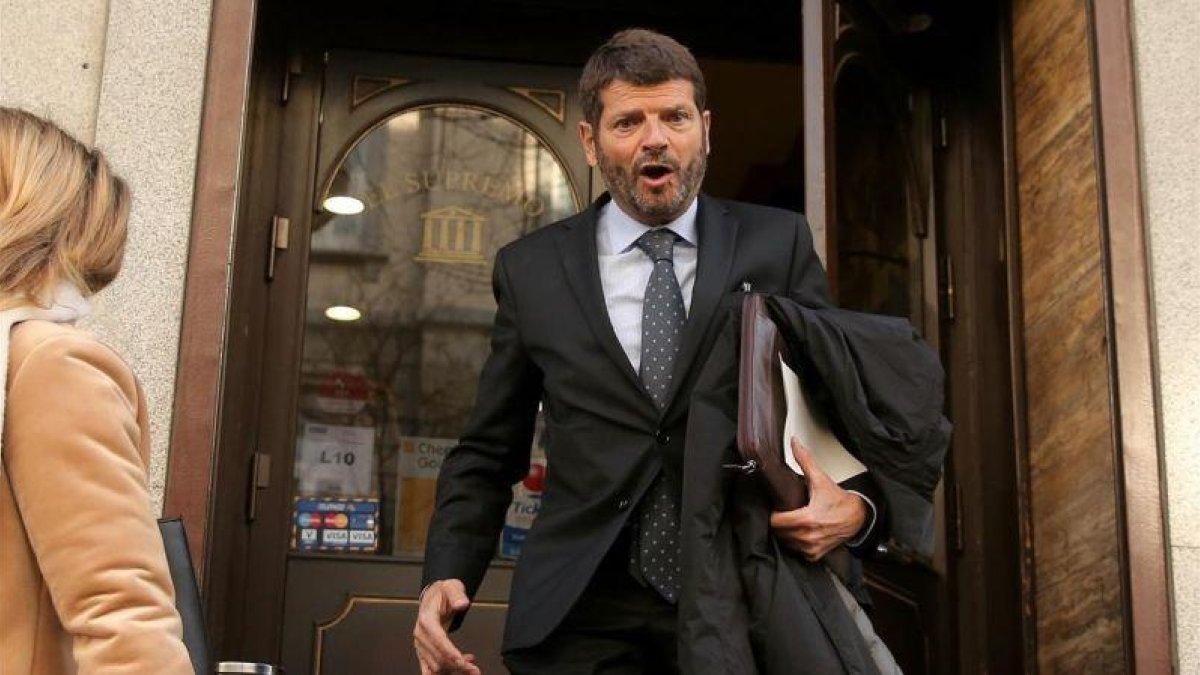 Comparecencia de Albert Batlle en el Tribunal Supremo.-JOSÉ LUIS ROCA