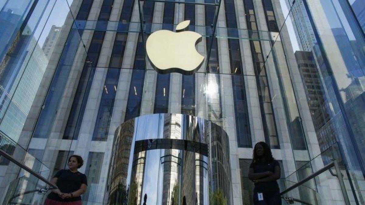 Tienda de Apple en Nueva York.-AFP