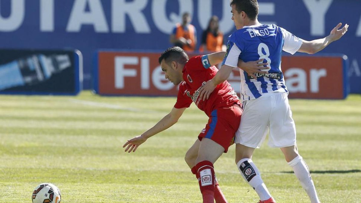 La temporada pasada el Numancia lograba puntuar en Butarque.-ÁREA 11
