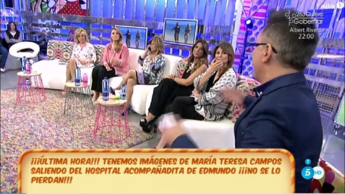 Imagen del programa de Tele 5 'Sálvame naranja'.-TELECINCO