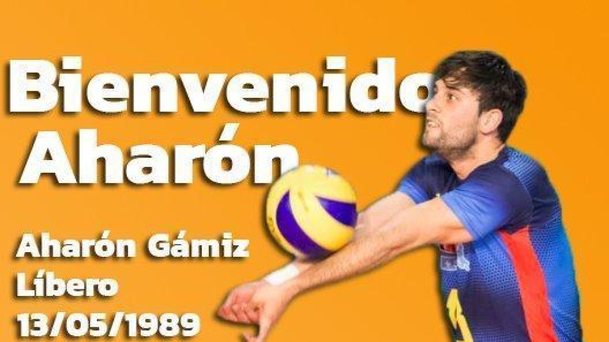 Cartel anunciador del fichaje de Gámiz-CV TERUEL