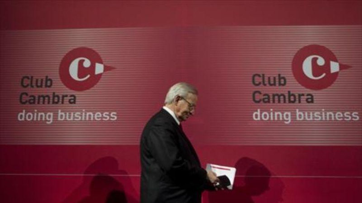 Miquel Valls, presidente de la Cambra de Comerç de Barcelona, en un acto institucional.-ARCHIVO / ALBERT BERTRAN