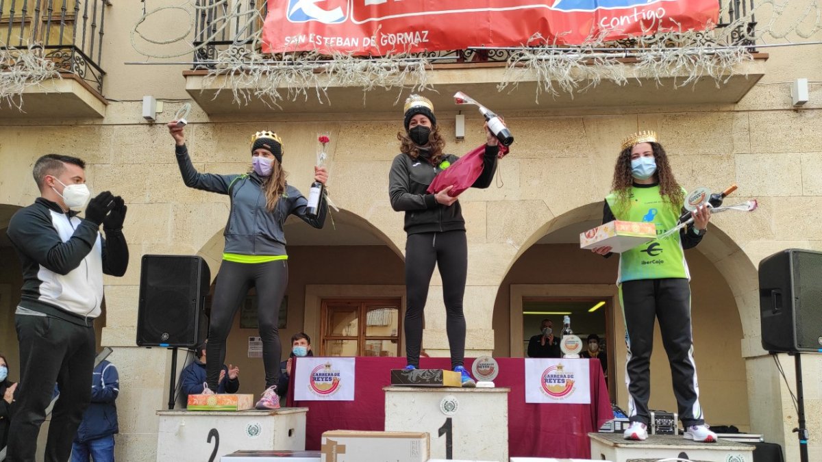 Sara Belén Rupérez fue la ganadora en la categoría femenina en la cita sanestebeña. ANA HERNANDO