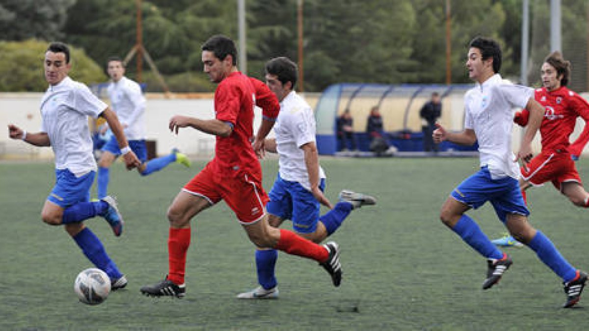 El Numancia juvenil se llevó la victoria con un gol de Guillermo. / Diego Mayor-