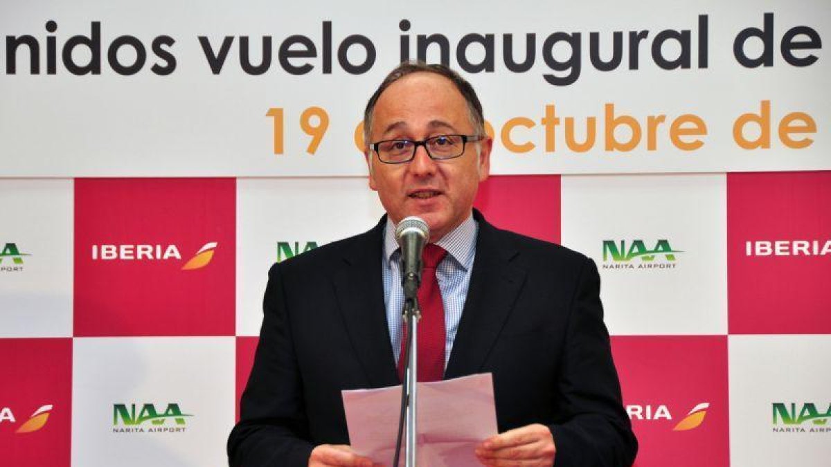El presidente ejecutivo de Iberia, Luis Gallego, en Japón.-EL PERIÓDICO