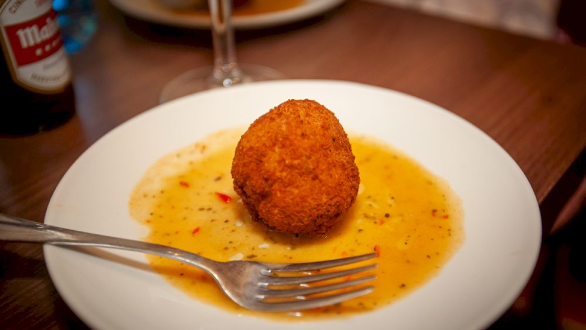Concurso de la croqueta en la hostelería soriana. MARIO TEJEDOR