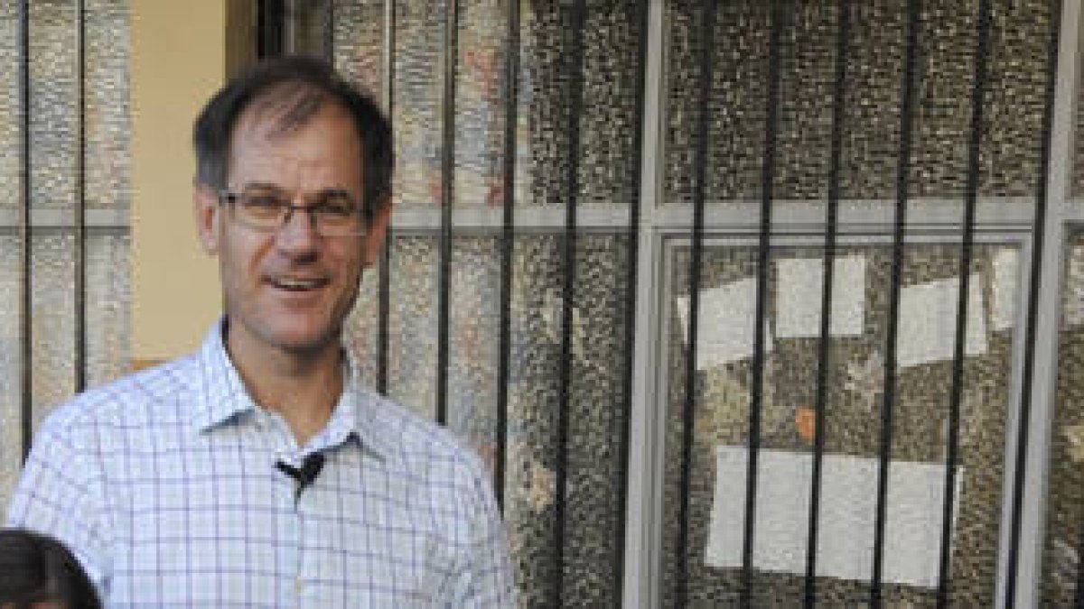 El ex atleta Abel Antón, uno de los candidatos al Senado por el PP de Soria. VALENTÍN GUISANDE-