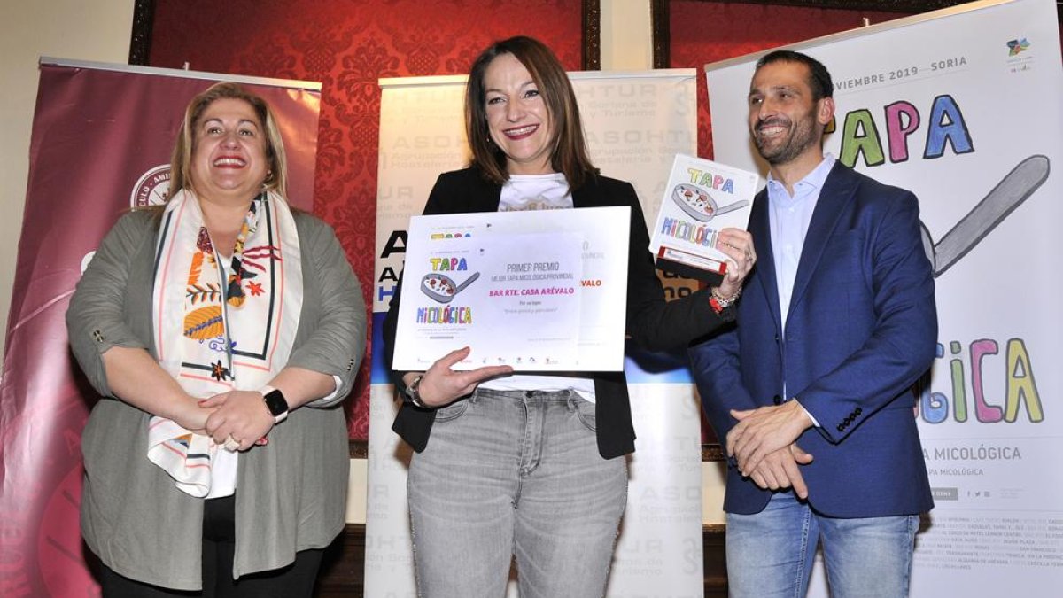 Nieves Arévalo, de Casa Arévalo, logró el máximo galardón.-VALENTÍN GUISANDE