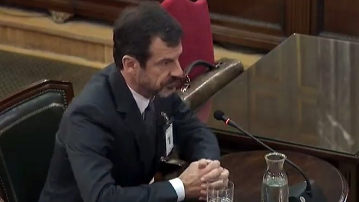 El comisario Ferran López declara en el juicio del procés.-SEÑAL SUPREMO