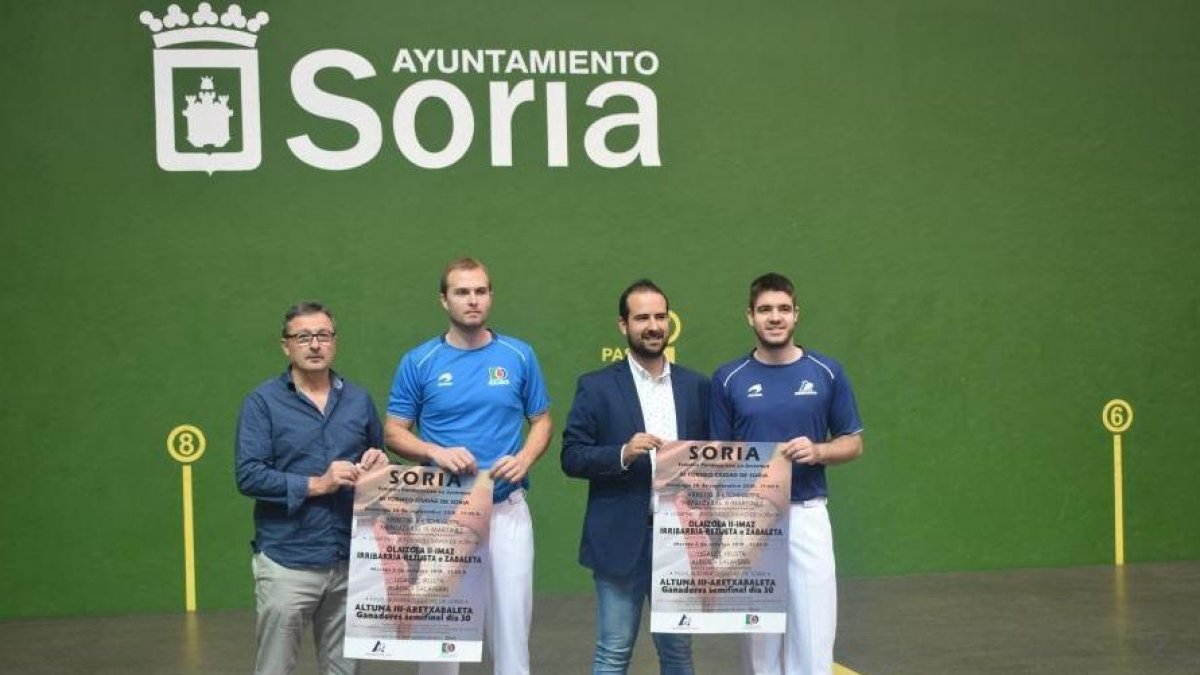 Presentación del Torneo San Saturio Ciudad de Soria de pelota.-HDS
