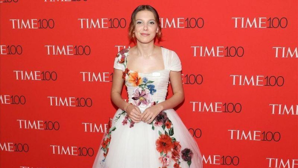 Millie Bobby Brown, en el Lincoln Center de Nueva York,el pasado 24 de abril.-TAYLOR HILL