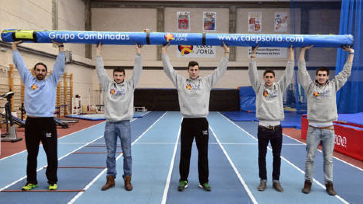Varios representantes del Caep que participarán en el Campeonato de España Promesa. / ÁLVARO MARTÍNEZ-