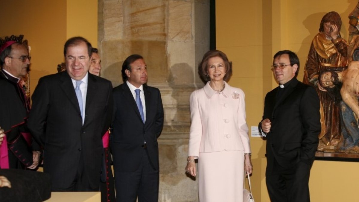 Visita de la Reina Sofía a Soria en 2009 para la inauguración de Las Edades del Hombre. HDS