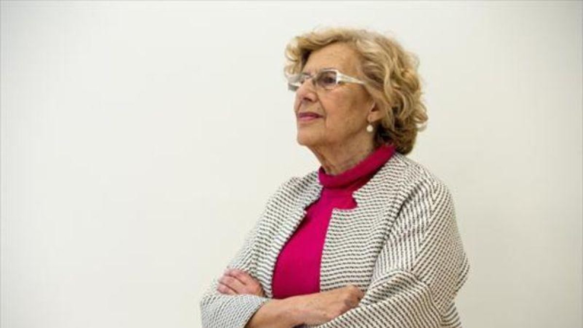 La alcaldesa de Madrid, Manuela Carmena, el 19 de mayo del 2016.-JUAN MANUEL PRATS