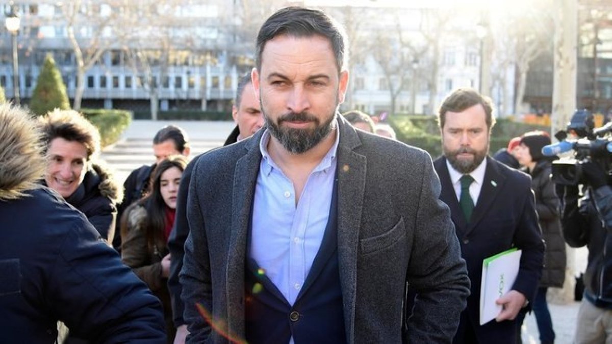 El líder de Vox, Santiago Abascal.-JAVIER SORIANO (AFP)