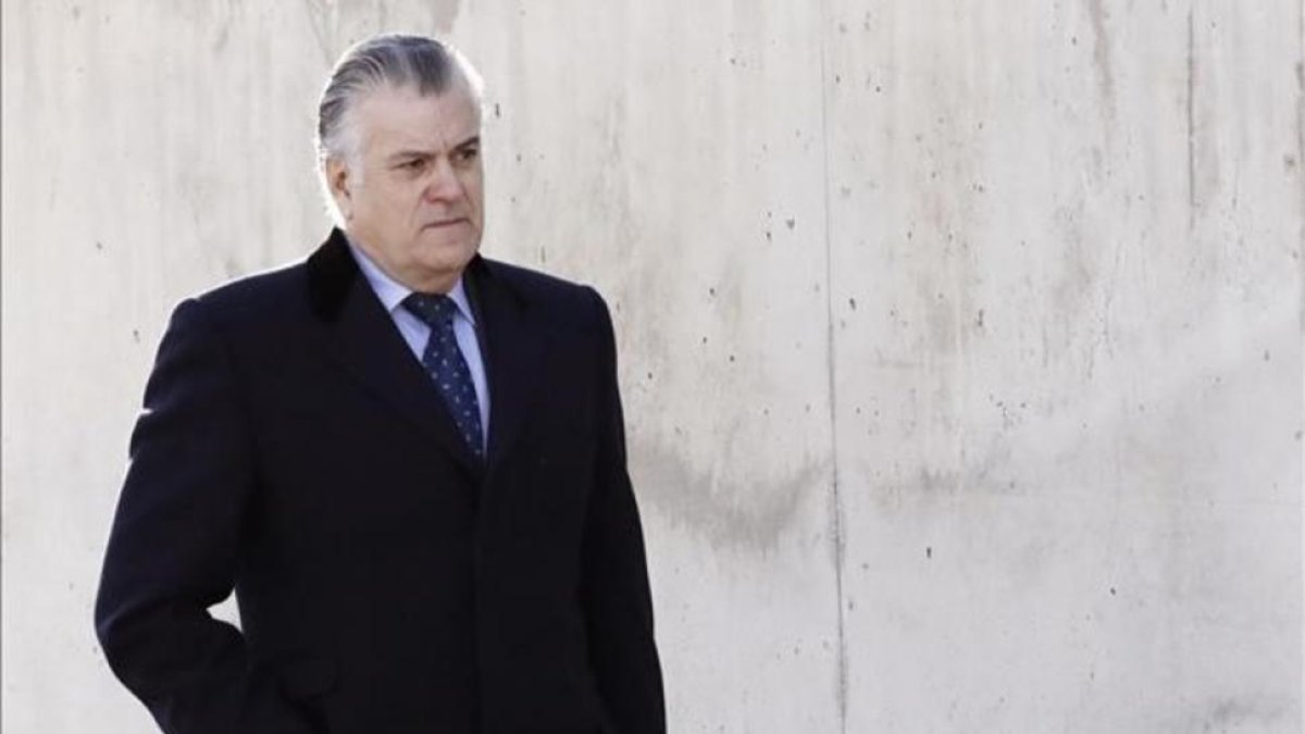 Bárcenas, a su llegada a la Audiencia Nacional.-EMILIO NARANJO