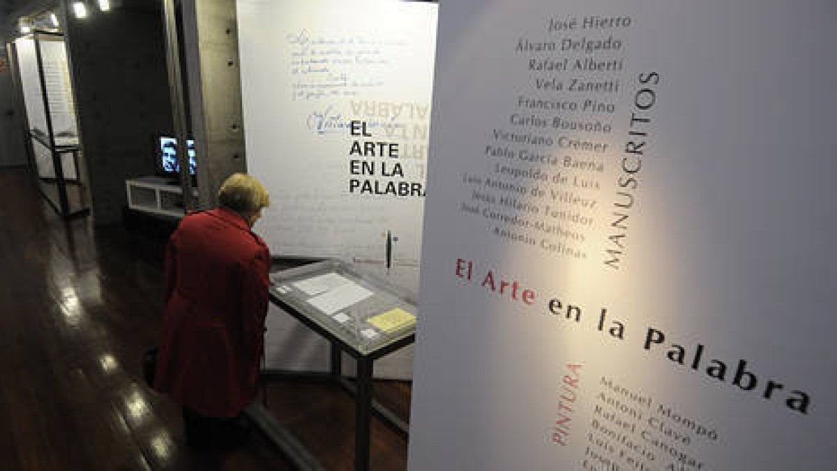 Exposición ‘El arte en la palabra’, en La Audiencia. / ÚRSULA SIERRA-
