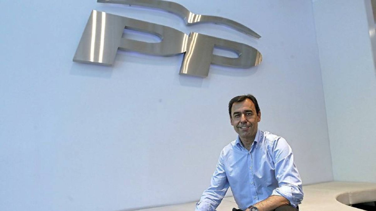 Martínez-Maíllo en la sede del PP en la calle Génova donde ya comenzó a ejercer como número tres-Raquel P. Vieco